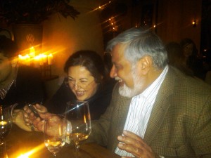 Zobi and Nur at a dinner in NYC last year
