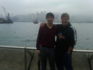 I was lucky enough to meet up with my son, Derek, who also happened to be in Hong Kong when we were. Pretty cool.