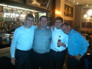 Bahadir, Chris, Yuriy and Aziz. No signs of any shrunken heads in Turkish bars